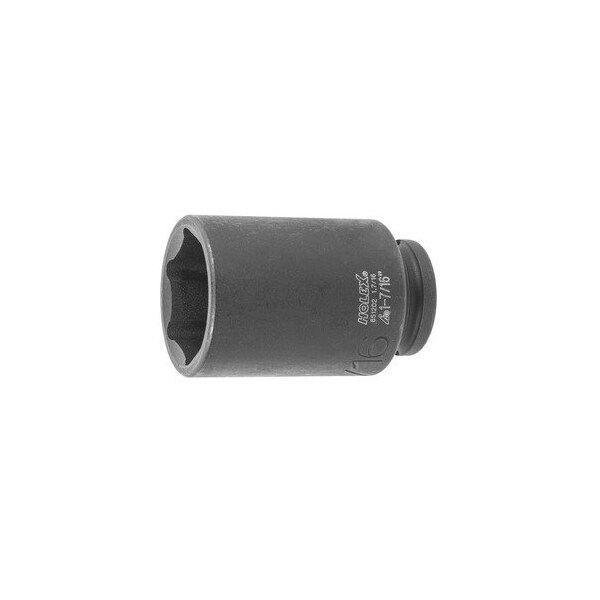 Impact Socket, 1/2 inch Drive, 6 pt, Deep, 1.7/16 inch